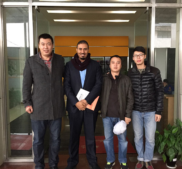 漢高機(jī)械不銹鋼焊管機(jī)，內(nèi)整平機(jī)，光亮退火設(shè)備意向客戶來訪